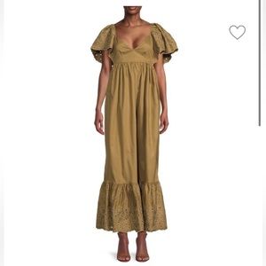 En Saison Barnette Eyelet Maxi Dress